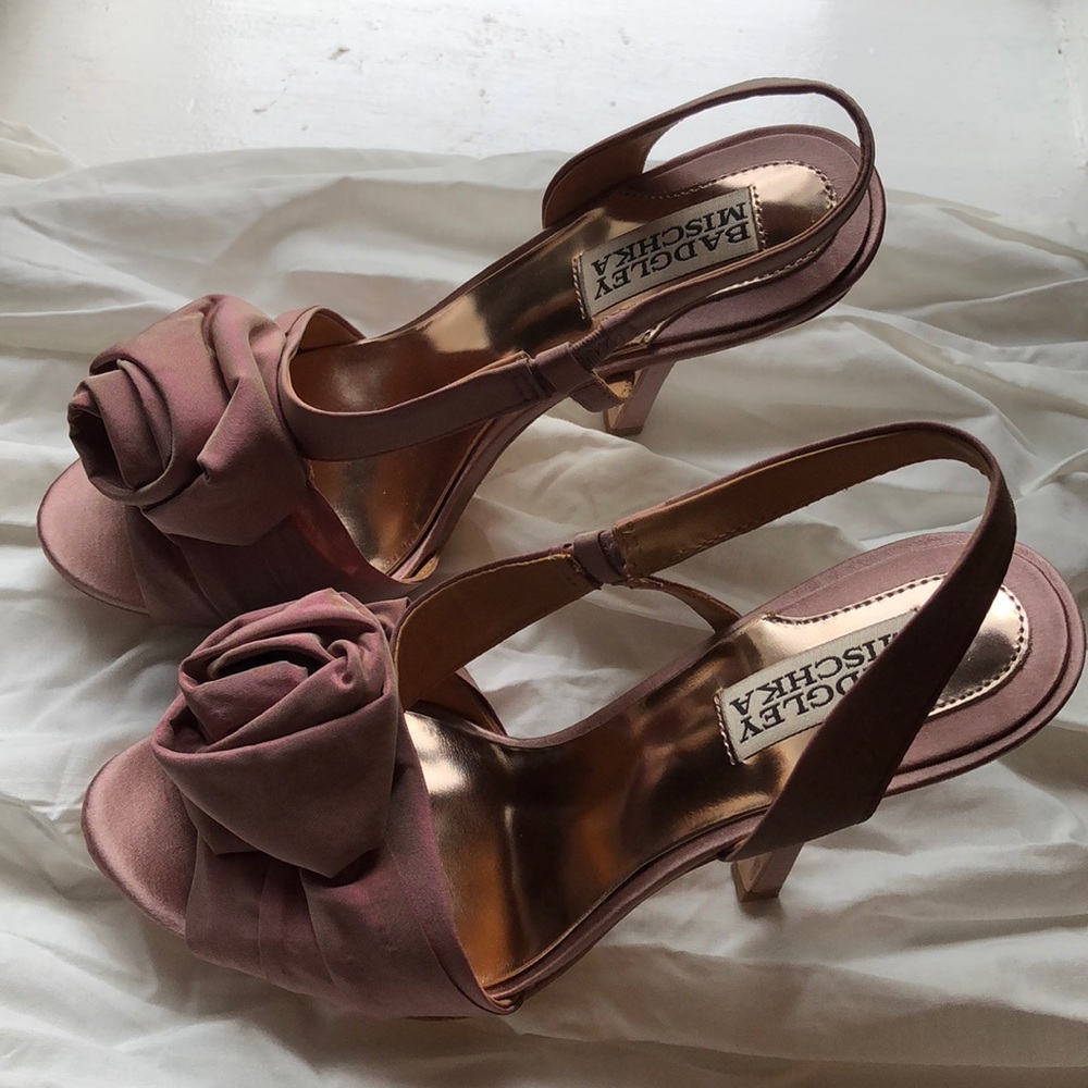 Badgley Mischka Lanah Open Toe Shoes